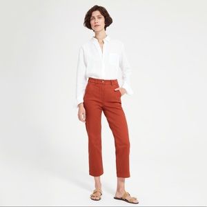 Everlane straight leg crop pants